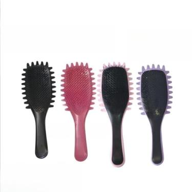 Imagem de Escova Onda Finalizadora Definição de Cachos e Finalização para Cabelo Cacheado Crespo(aleatoria Ondas)