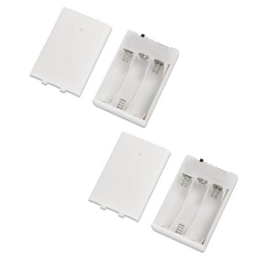 Imagem de 2un. Pacote Baterias USB para Letreiros de Neon LED 5 V, Caixa de Bateria Luz Neon Branca Fonte Alimentação Operada Por Bateria para Ambientes Internos Externos