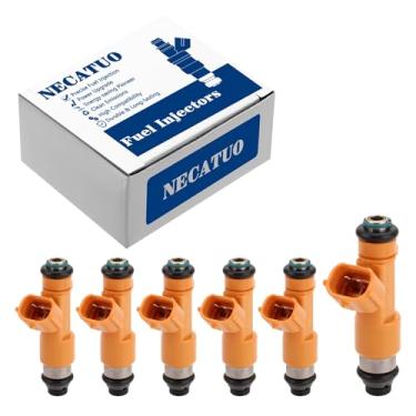 Imagem de Conjunto de 6 injetores de combustível - Compatível com Infiniti EX37 FX37 G37 M37 Q40 Q50 Q60 Q70 Q70L QX50 QX70 Nissan 370Z 3.7L V6 - Substitui FJ1016 16600-EY00A 842-12368