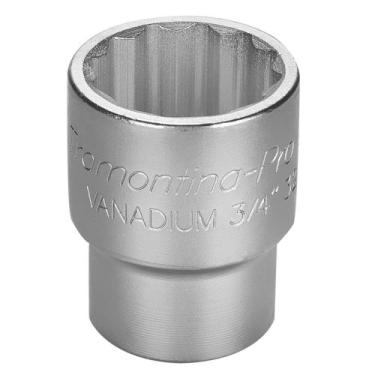 Imagem de Soquete Estriado em Aço Cromo Vanádio 33 mm - Encaixe 3/4" - Tramontin