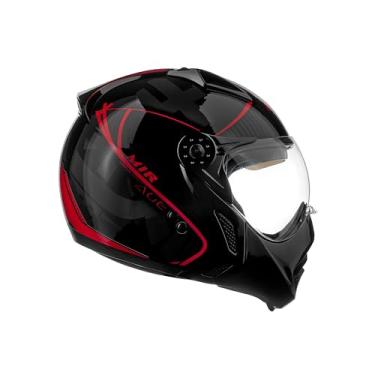Imagem de Capacete Aberto Feminino Peels Mirage Edge Vermelho Moto (56)