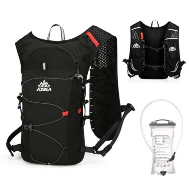 Imagem de TRIWONDER Colete de hidratação de corrida de 10L, mochila leve para trilha, maratonista, corrida, ciclismo, hidromassagem (04 pretas 10L - com bexiga de água de 1,5 L, tamanho único)