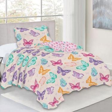 Imagem de Colcha Solteiro Jolitex Ultrasonic Dyuri Infantil Kids 1,60x2,40, Borb