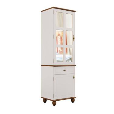 Imagem de Cristaleira 2 Portas e 1 Gaveta Joy Off White
