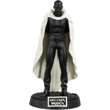 Imagem de Estátua Exu Capa Branca - Imagem Umbanda Candomblé