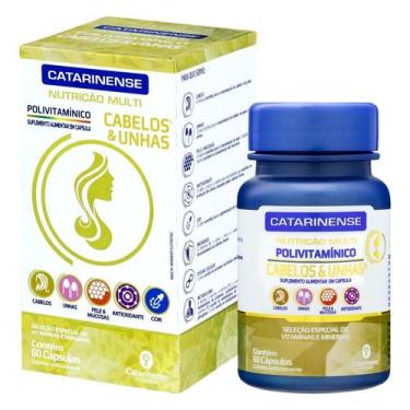 Imagem de Polivitamínico Multi Cabelos&ampUnhas Catarinense 60 cápsulas