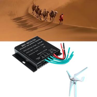 Imagem de 220v,Controlador de Carga Híbrido Solar Eólico MPPT 12V 24V 48V 16A 300W-10000W Controlador Regulador de Carga Eólica MPPT PWM