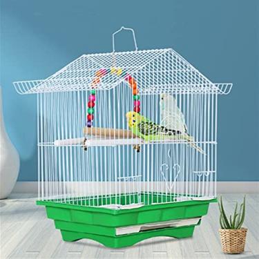 Imagem de Gaiola de pássaro de luxo de alta qualidade gaiola de pássaro pequena média gaiola de pássaro moderna simples gaiola de pássaro gaiola de reprodução ninho de pássaro (cor: A)