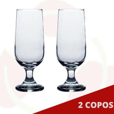 Imagem de 2 Taça de Chopp Vidro Cerveja Drink Coqueteis 300ML - NADIR FIGUEREIDO