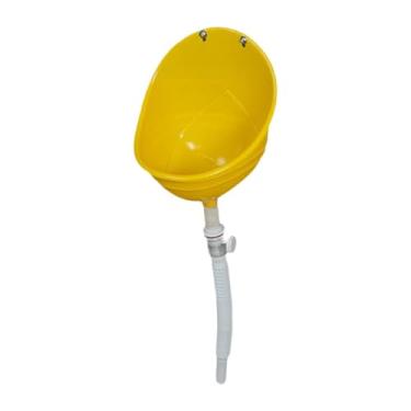 Imagem de JunZheHub Mictórios de Parede, Mictórios Desviadores para Banheiro, Mictório Simples para Crianças, Penico de Pé para áreas Externas, Penico Infantil, Amarelo