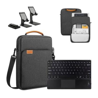 Imagem de Capa Bag + Suporte + Teclado Sem Fio Para Tablet S9 Fe+ X616