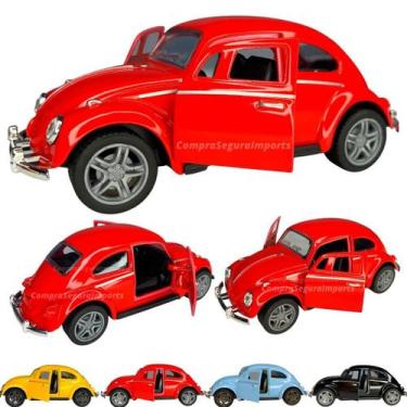 Imagem de Carrinho De Ferro Miniatura Fusca Beetle Carro Colecionador - Europio,