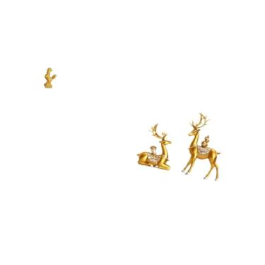 Imagem de Fenteer Escultura de Estatueta de Galinha E Feng Shui para Aniversários, Decoração de Inauguração de Hotel com Veados, Renas, Alces, Enfeites de Mesa Col