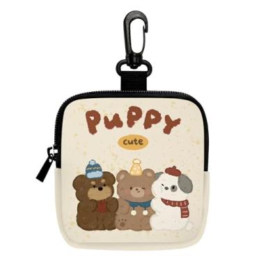 Imagem de Porta-chaves mini porta-moedas, bolsa multifuncional para chaves, moedas, fone de ouvido, batom 2, LCS multicolorido 28759, Tendência