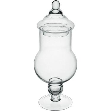 Imagem de Bomboniere Baleiro Potiche Redondo Home&co Tampa Vidro 43x17