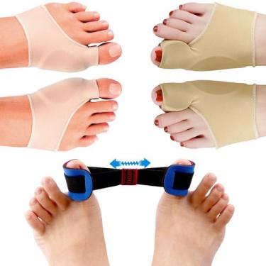 Imagem de Kit 5 Pçs Protetor Corretor Joanete alivio da dor Cód-93 - SWG, BEGE, 