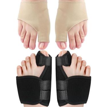 Imagem de Kit 2 pares joanete protetor corretor ortopédico - SWG, BEGE, ÚNICO