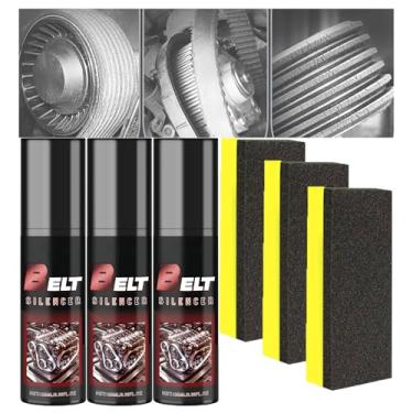 Imagem de XIRUJNFD Spray automotivo de curativo de cinto de 3,38fl.oz (100 ml), correias de transmissão e sincronização antiderrapantes de longa duração, restaura a aderência e estende a vida útil da correia