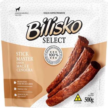 Imagem de Petisco Palitos Bilisko Sabor Maçã E Cenoura Para Cães - 500g
