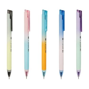 Imagem de Kit com 5 Canetas Esferográficas Retrátil Move RT CiS 0.7mm Conjunto Escolar Colorido Vibrante