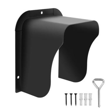 Imagem de KKSFBNKSK Capa de chuva de campainha à prova d'água de metal para controle de acesso RFID, controlador de impressão digital, campainha à prova de chuva (escudo de metal de chuva)