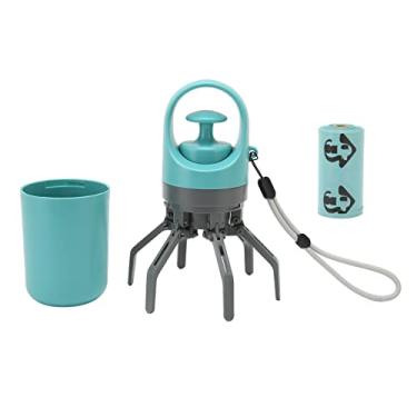 Imagem de Alomejor Colher de cocô de Cachorro, Selecionador de Resíduos ABS Com Design de 6 Garras e Dispensador de Bolsa, Coletor de cocô Portátil para Caminhadas Ao Ar Livre e Viagens