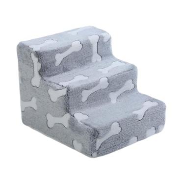 Imagem de Fxzqgnh Rampa para Cães, Ideal para Camas E Sofás Altos. Portátil, com Base Antiderrapante E Macia, Capa Lavável. Perfeita para Filhotes E Cães de Pequeno Por