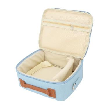 Imagem de Naroote Saco de Transporte da Câmera, Punho Ajustável do Saco da Câmera Correia do Acolchoamento Engrossado para a Instantânea (azul)