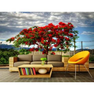 Imagem de Papel de Parede Paisagens Floresta 74 - 1,00 X 1,00 - Voce Decorando