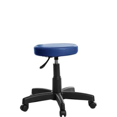 Imagem de Mocho Estética Dentista Tatuador Slim Rv Azul - Goldflex