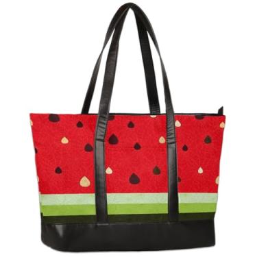 Imagem de Bolsa feminina de lona para laptop, estampa de coração, floco de neve, vermelha, 40 cm, bolsa para computador de grande capacidade, Cor 29, 14.6*5.1*11.8 inch, Casual