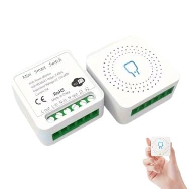 Imagem de Mini Interruptor Smart WIFI Controle De Voz Compatível Alexa/GoogleHome