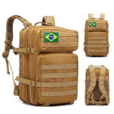 Imagem de Mochila Militar Tática Masculina Feminina Grande 50 Litros - GN, Tan, 