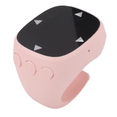 Imagem de Yunir Anel de Rolagem TikTok, Controle Remoto Bluetooth, Enquanto Cozinha, Faz Ioga ou Corre, Captura Todos Os Vídeos Virais Sem Tocar na Tela, Alcance de até 32,8 Pés (Rosa)