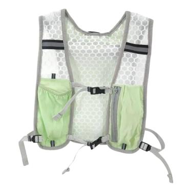 Imagem de harayaa Mochila de hidratação, colete de corrida, bolsa para reservatório de água, mochila leve para uso diário, ideal para montanhismo, ciclismo de, Verde