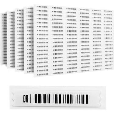 Imagem de 2000etiquetas de segurança AM de 58 khz, etiquetas suaves compatíveis com sistema EAS acústico magnético de 58 khz (códigos de barras simulados)
