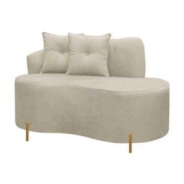 Imagem de Sofá Namoradeira Orgânico Grécia 3 Lugares 180cm Bouclê - SOFA STORE, 