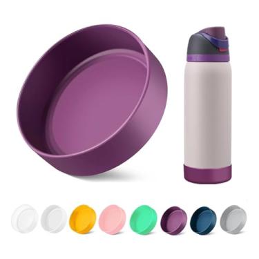 Imagem de VGHNQ Capa de silicone para bota de garrafa Owala 947 ml | Bota inferior de borracha para Owala 946 ml | Capa de bota para Owala Freesip 946 ml | Acessórios de garrafa de água de manga de silicone |