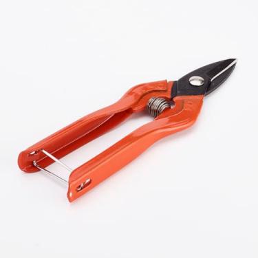 Imagem de 1 alicate de ferro para joias, cortador de folha de metal com cabo vermelho laranja, tesoura de polimento, ferramentas de fabricação de joias pequenas para artesãos, eletricistas de trabalho mecânico