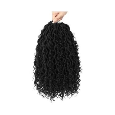 Imagem de Extensões De Cabelo Sintético De 14 Polegadas Com Tranças Falsas E Pon