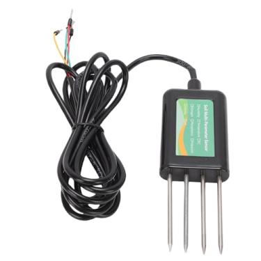 Imagem de AUNMAS Kit de Teste de Solo 8 Em 1, Testador de Solo de Saída RS485 Em Tempo Real à Prova de água IP68 Com Sonda de Aço Inoxidável de 55 Mm para Cultivo de Plantas Em Estufa