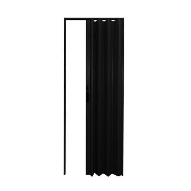 Imagem de Kit 3 Portas Sanfonada de Pvc 210cm X 70cm Belplast Preto