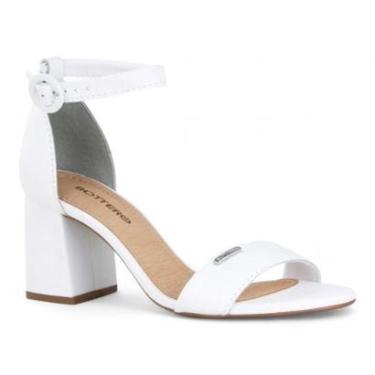 Imagem de Sandália Bottero Salto Bloco em Couro Feminina-Feminino