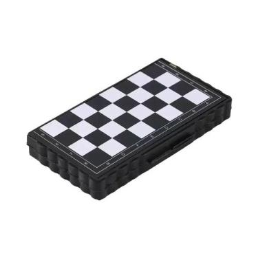 Imagem de Conjunto De Xadrez Magnético Mini Portátil, Tabuleiro De Xadrez De Plá