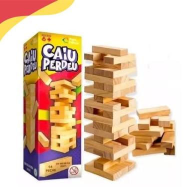 Imagem de Caiu perdeu - 54 pcs madeira 7460 pais e filhos - Pais & Filhos