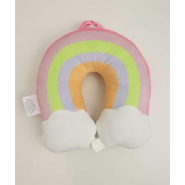 Imagem de Almofada Pescoço Arco Íris Marisa-69043, UN, Rosa