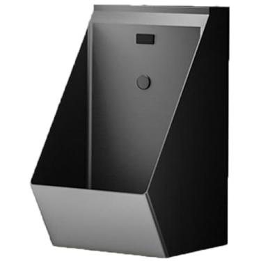 Imagem de pcagfaajmh Vaso sanitário de banheiro familiar de aço inoxidável 304, calhas masculinas para mictório com válvula de descarga de sensor, banheiro urinol masculino adulto, para banheiros, hotéis