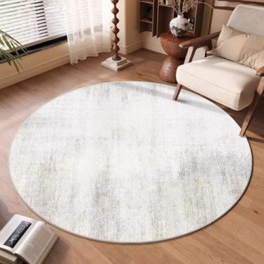 Imagem de Tapete redondo de veludo cristalino para sala de estar, decoração luxuosa, sala de estar, sofá, tapete grande, dobrável para quarto (personalizado, entre em contato conosco/sem fiapos5)