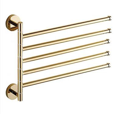 Imagem de CGKs6anmU Toalheiro de aço inoxidável 304, porta-toalhas para banheiros, fácil de instalar, à prova de ferrugem e durável, toalheiro de armazenamento de toalhas montado na parede de 50 cm (cinco