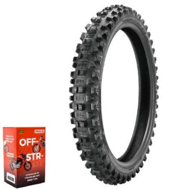 Imagem de Kit Pneu Crf 230 f 90/100-21 57r Tt 7 Days Enduro Borilli + Câmara